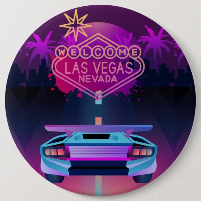 Låt oss åka till Vegas knapp (Framsida)
