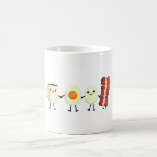 Låt oss alla gå och ha frukost kaffemugg