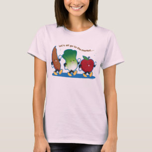 Låt oss alla gå till marknaden t shirt