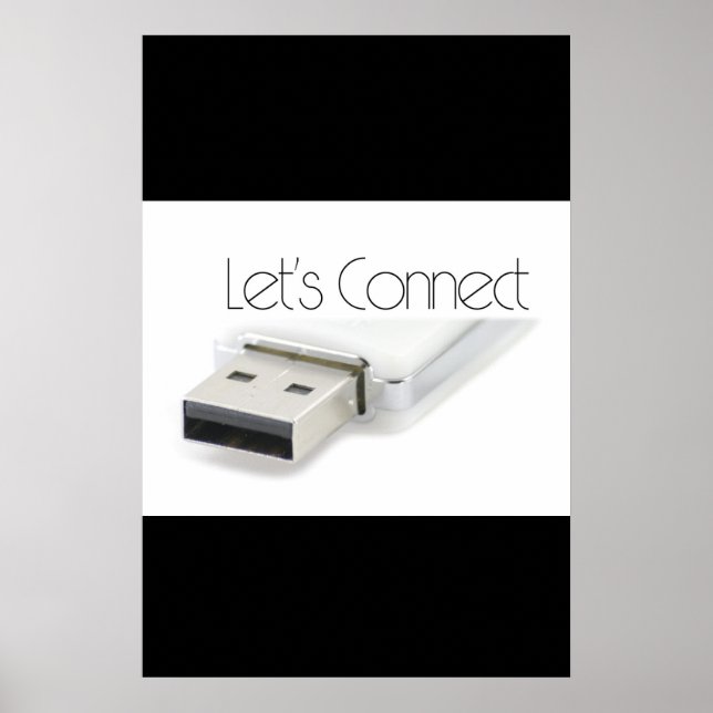 Låt oss ansluta USB Poster (Framsidan)