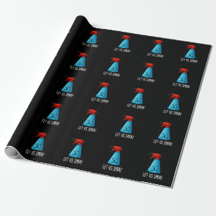 Låt oss använda Spray Funny Praying Flaska Pun Mör Presentpapper