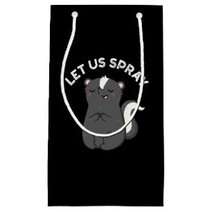 Låt oss använda Spray Funny Skunk Pun Mörk BG