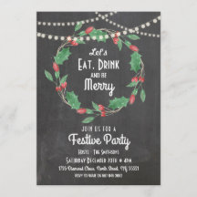 Låt oss Ät dryck och var God jul och andedräkt Inb