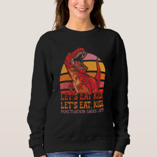 Låt Oss Äta Barn Punktuation Räddar Liv Grammatik T Shirt