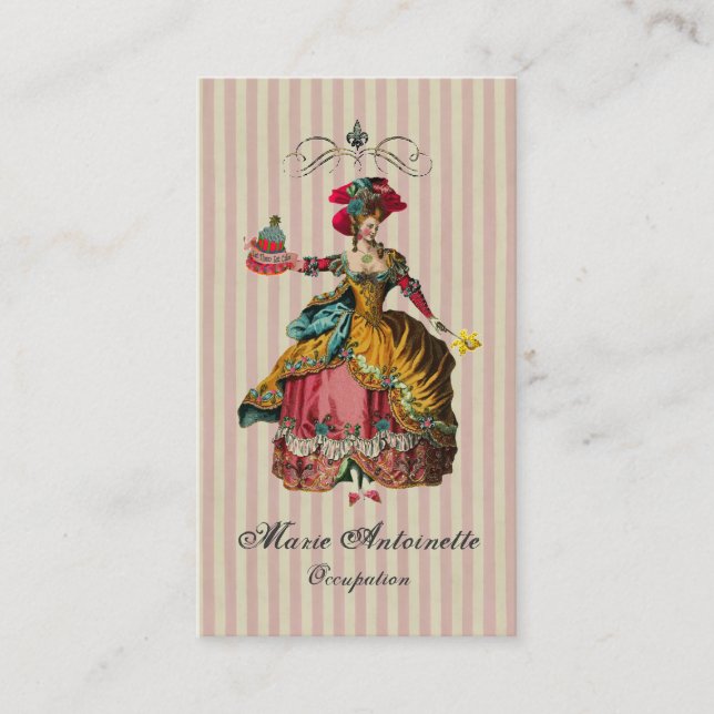 Låt oss äta tårtan (mer alternativ) - visitkort (Framsida)