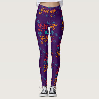 Låt oss äta våra känslor leggings