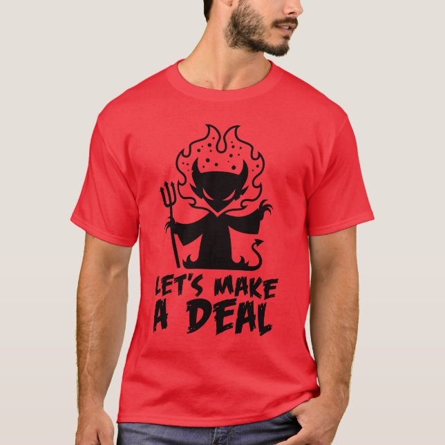 Låt oss att göra upp med Djävulen T Shirt (Framsida)
