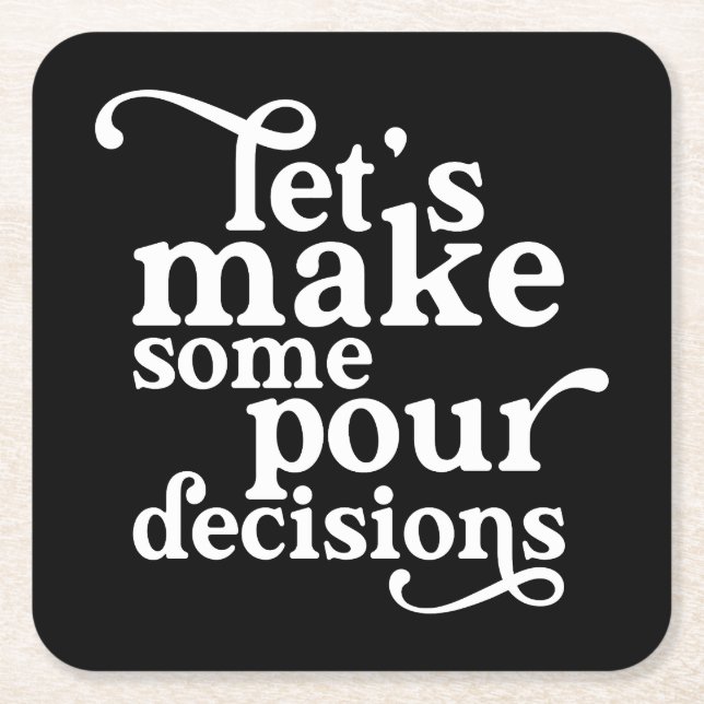 Låt oss att göra vissa utfall underlägg papper kvadrat (Framsidan)