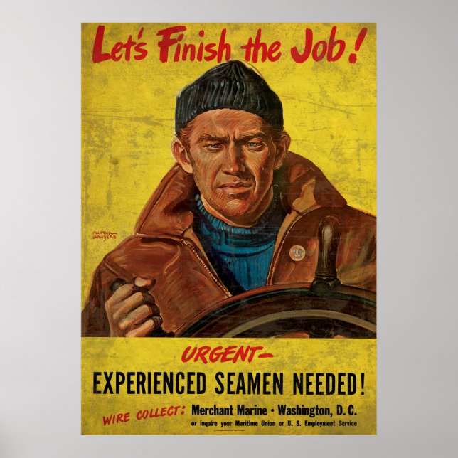 Låt oss Avsluta det jobberfarna Seamen som behövs  Poster (Framsidan)