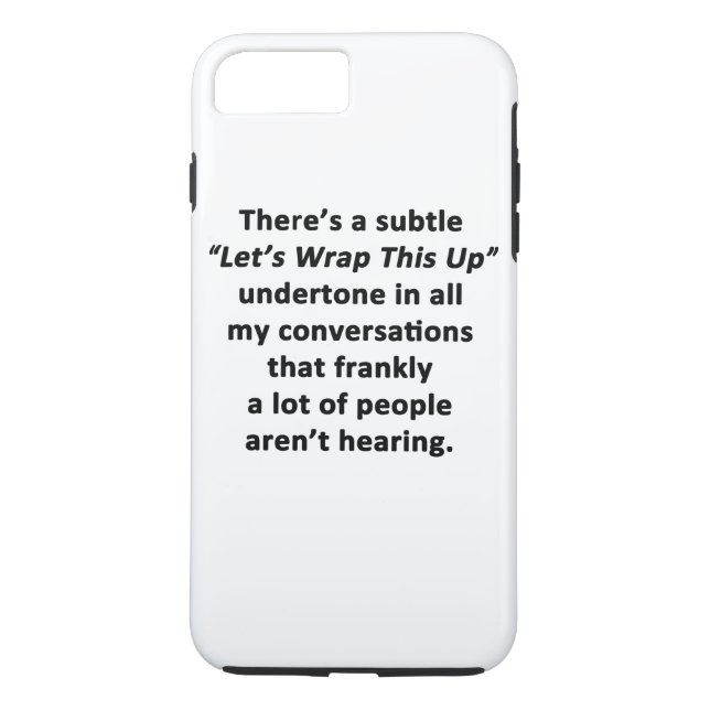 Låt Oss Avsluta Detta Case-Mate iPhone Skal (Baksida)