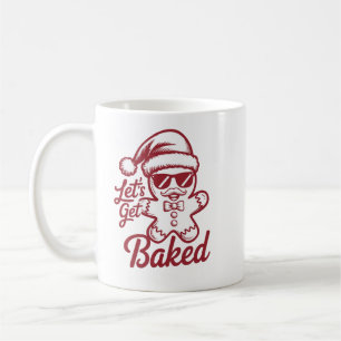 Låt Oss Baka Snarkig Jul Sarksastisk Rolig Kaffemugg