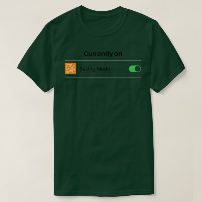 Låt oss Bake (Baking Mode) T Shirt (Design framsida)