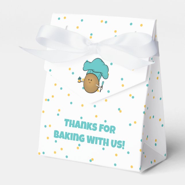 Låt oss Bake! Barn Baking Party Presentaskar (Framsidan Sidan)