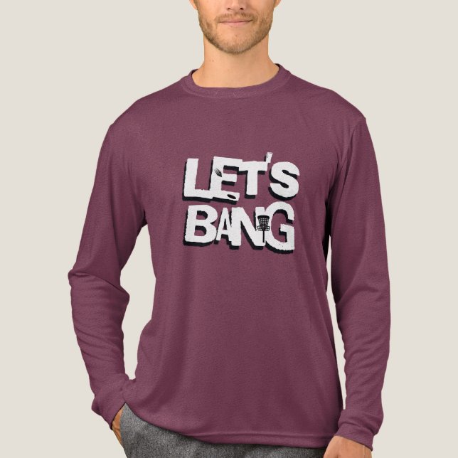Låt oss Bang | Skivans golf-teman T Shirt (Framsida)