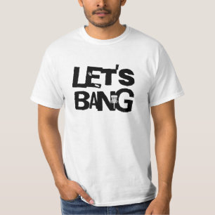 Låt oss Bang Skivans golf-teman T Shirt