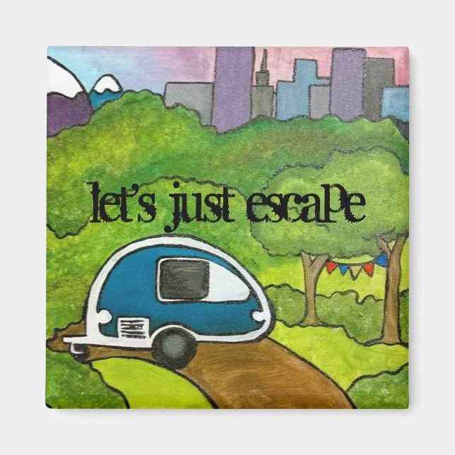 Låt oss bara Esc-magnet Magnet (Framsidan)