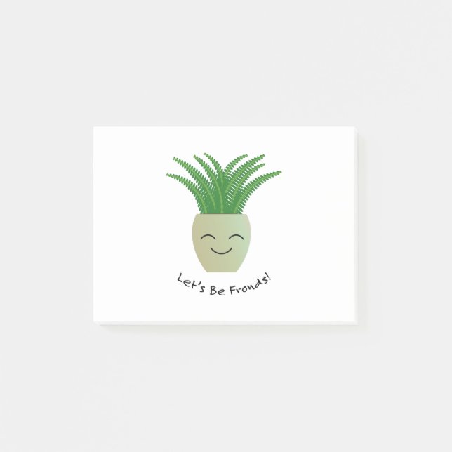Låt oss BBE Fronter Fern Post-it Block (Framsida)