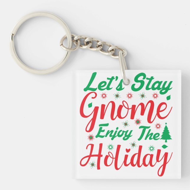 Låt oss Behåll Gnome Njut av Helgdag Roligt till j (Framsidan)