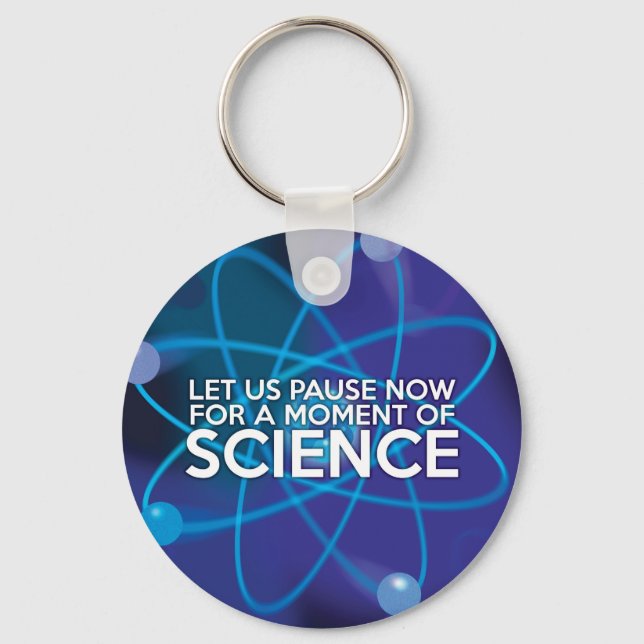 LÅT OSS BEKYMMA OSS NU FÖR ETT VETENSKAP NYCKELRING (Framsida)