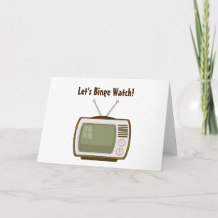 Låt oss Binge Watch-TV Kort