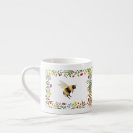 Låt oss bisippning espressomugg