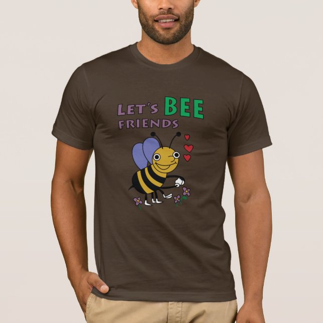 Låt oss bivänT-tröja Tee Shirt (Framsida)