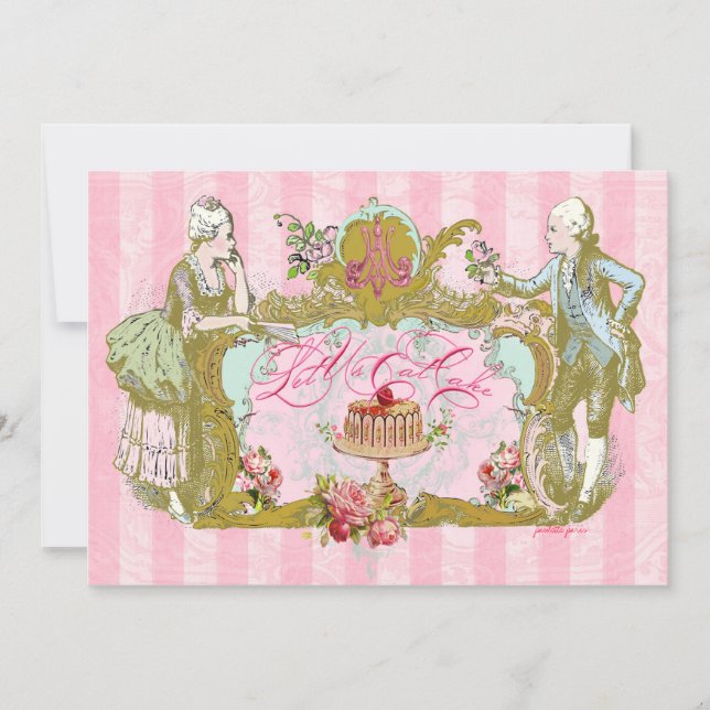 Låt oss bjuda in kummelpartiet inbjudningar (Framsida)