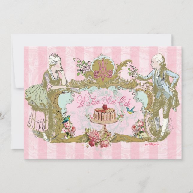 Låt oss bjuda in kummelpartiet inbjudningar (Framsida)