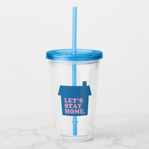 Låt oss Blå hem Take Away Mugg