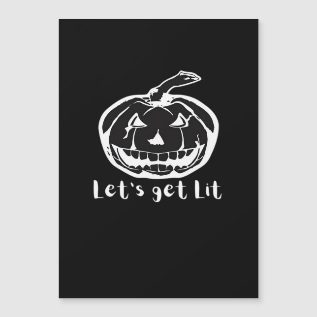Låt oss bli berusade Rolig Halloween-pumpa för en  (Framsida)