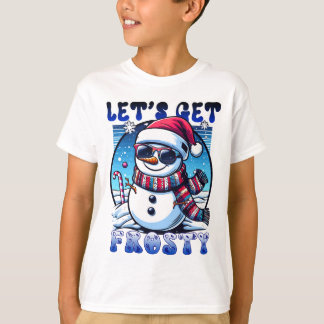 Låt oss Bli från jul Snögubbe T Shirt