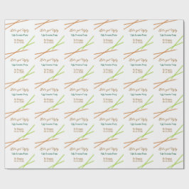 Låt oss bli ful jultomte ful jultröja Partyorange Presentpapper