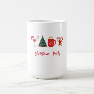 Låt Oss Bli Glada – Rolig Julfest Kaffemugg
