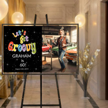 Låt Oss Bli Groovy Mäns 60-års Födelsedagsfoto