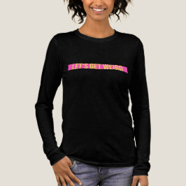 Låt Oss Bli Konstiga Roligt Citat Humor Unikt Rosa T Shirt