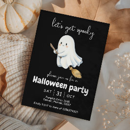 Låt oss bli kusligt söt gästbjudan om spökkvast inbjudningar