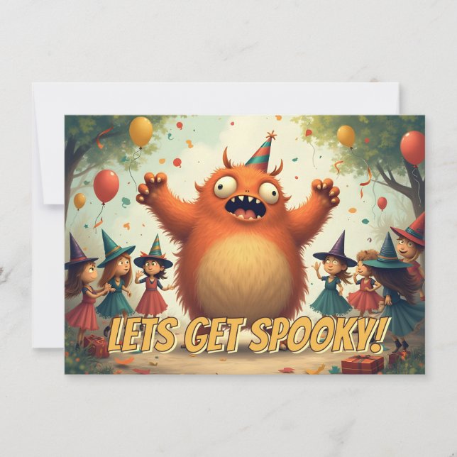 Låt oss bli läskiga – Rolig monsterfest för barn (Framsida)