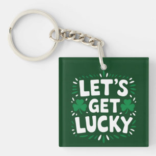 Låt oss bli lyckliga Shamrock Rolig St Patrick's D