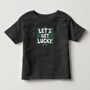 Låt oss bli lyckliga Shamrock Rolig St Patrick's D T Shirt