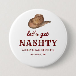 Låt Oss Bli Nashty Nashville Sängvätning Flicka Pa Knapp