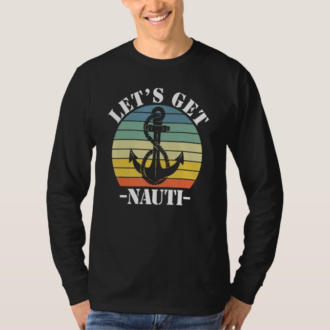 Låt oss bli naughty 1 t shirt (Framsida)