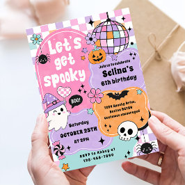 Låt oss bli riktigt läskigt roliga barn Halloween Inbjudningar