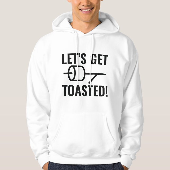 Låt Oss Bli Röstade Hoodie (Framsida)