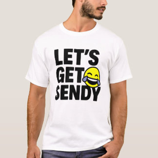 Låt oss bli sendiga. hjärnråtta meme viralt t-shir t shirt