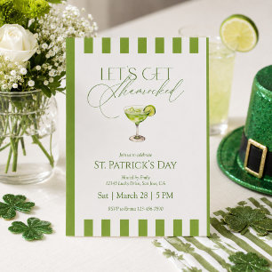 Låt oss bli Shamrocked St Patricks Day-firande Inbjudningar