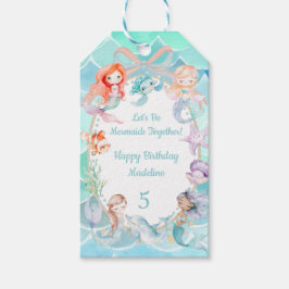 Låt oss Bli Sjöjungfruar tillsammans Sjöjungfru Pa Presentetikett