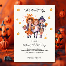 Låt oss bli skämd! Spooktacular barns födelsedag p