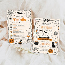 Låt oss bli spök-skämt-fester Halloween-fest för v
