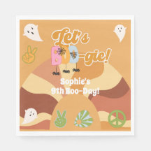 Låt oss boo-gie halloween retro barns födelsedag