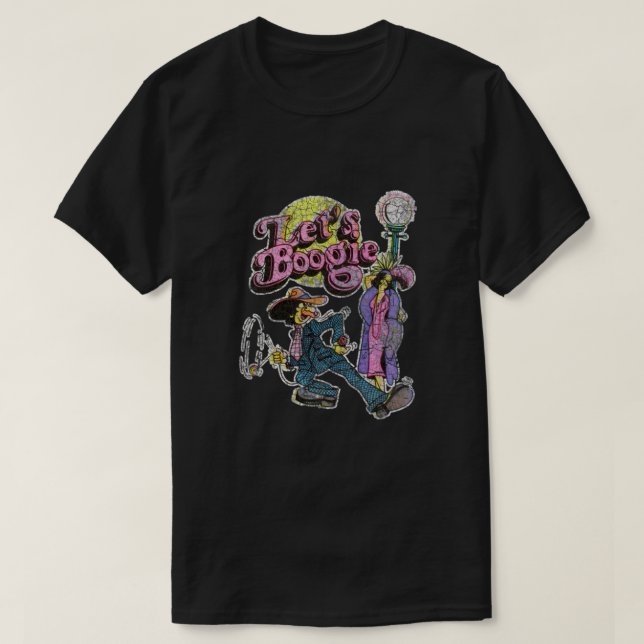 Låt oss Boogie Baseball ¾ Sleeve T Shirt (Design framsida)
